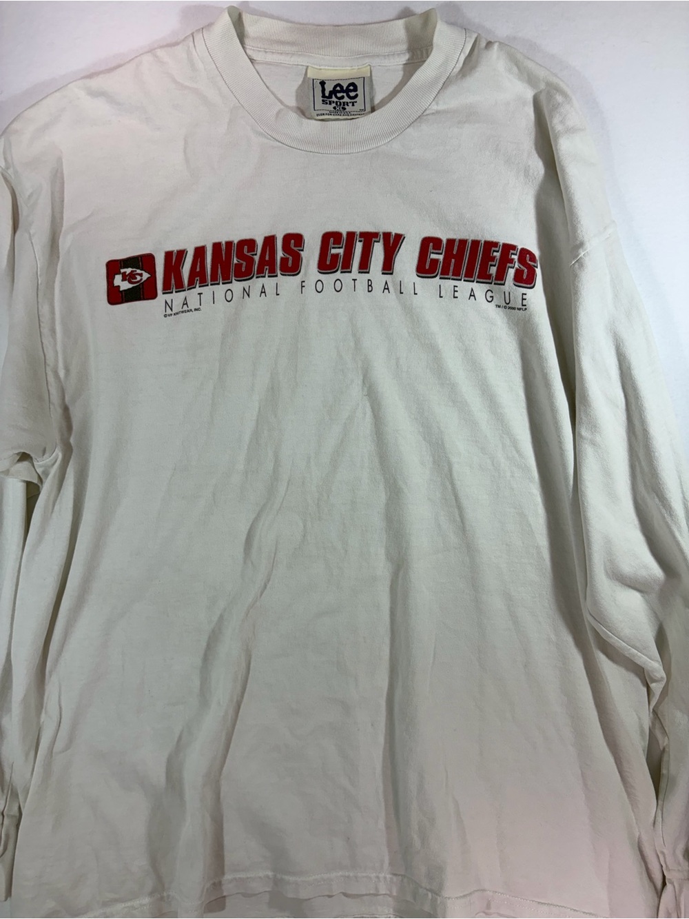 Vintage Lee Kansas City Chiefs Long Sleeve Crew Tee